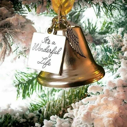 🎄Christmas Ornaments Angel Wings Bell🎅