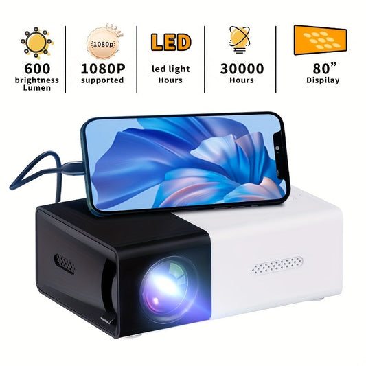 HD Mini Projector, Portable Outdoor Movie Projector