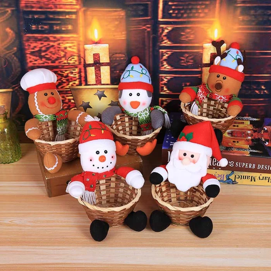 🍬Christmas Candy Woven Basket