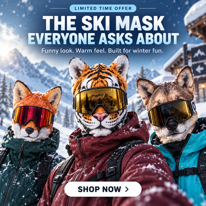 Animal Face Ski Mask – The Funniest Winter Balaclava Everyone Will Ask About