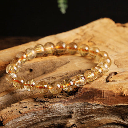 Natural Citrine Blessing Protection Bracelet