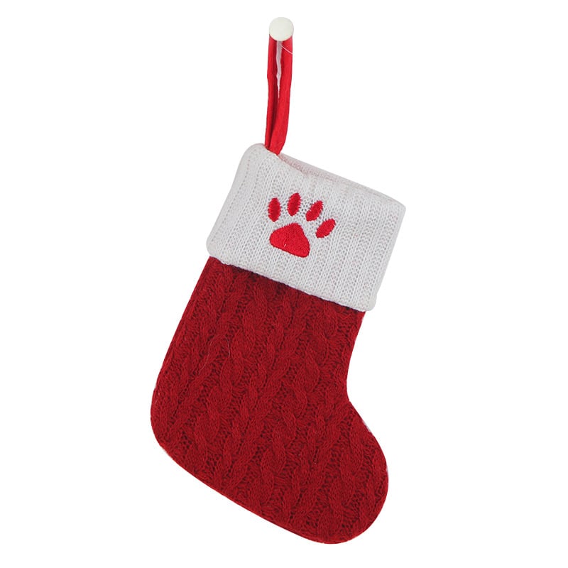 Christmas Letter Knit Stocking