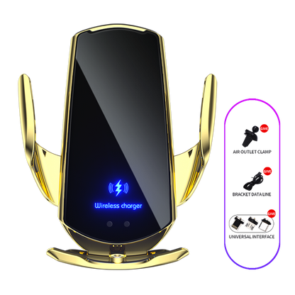 Wireless Automatic Sensor Car Phone Holder and Charger