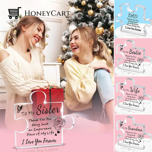 Acrylic Puzzle Ornament