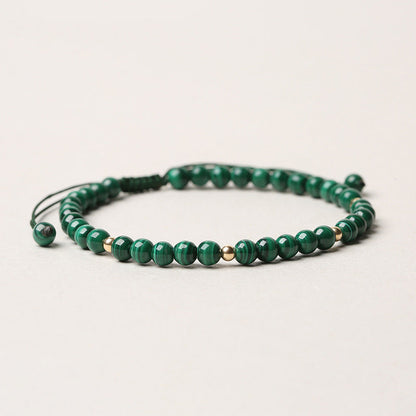 Natural Malachite Protection Calmness String Bracelet