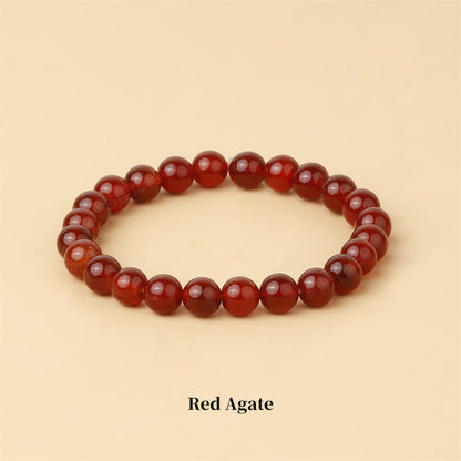 Natural Stone Quartz Healing Beads Bracelet