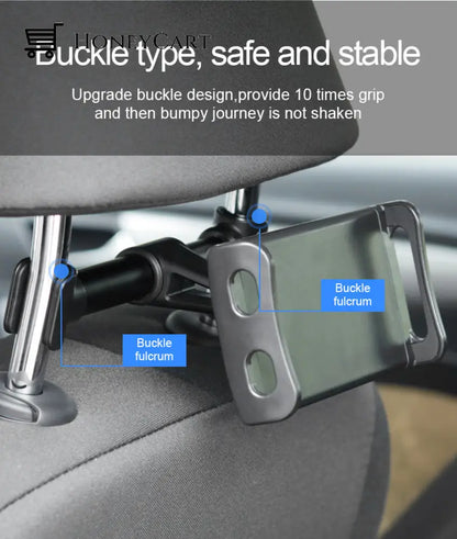 Adjustable Car Back Seat Long Phone Holder Mobile Accessories