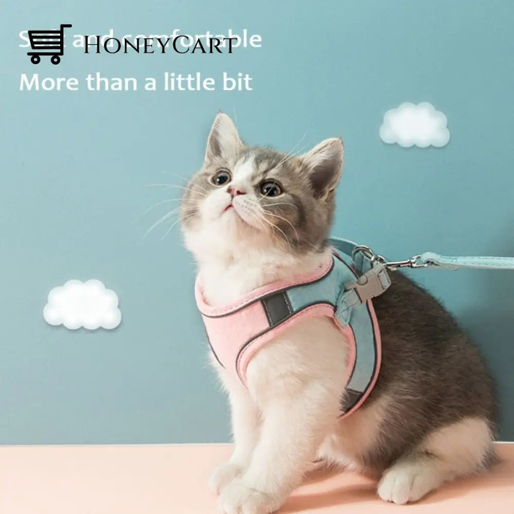 Adjustable Cat Walking Harness