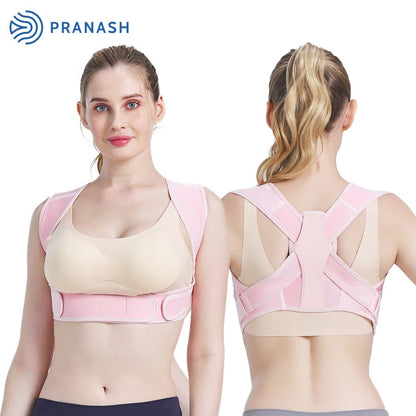 Adjustable Clavicle Posture Corrector - Back Brace Straightener for Clavicle Support and Providing Pain Relief from Neck, Shoulder, and Back