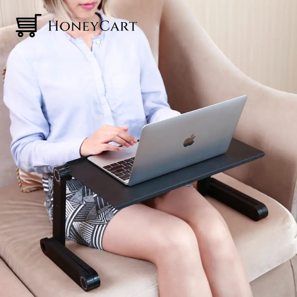 Adjustable Ergonomic Portable Aluminum Laptop Desk.