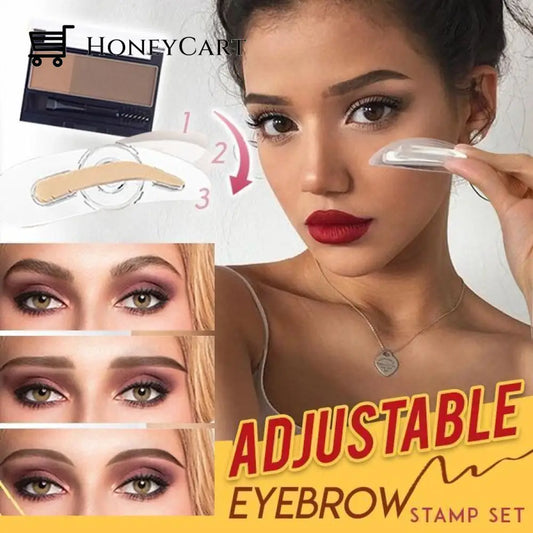 Adjustable Eyebrow Stamp Set
