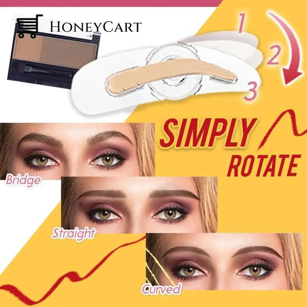 Adjustable Eyebrow Stamp Set