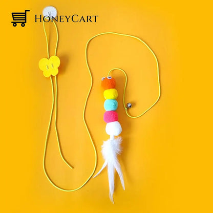 Adjustable Hanging Cat Toy Caterpillar(Plush)