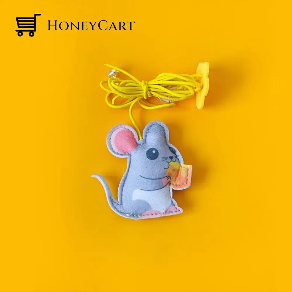 Adjustable Hanging Cat Toy Mouse