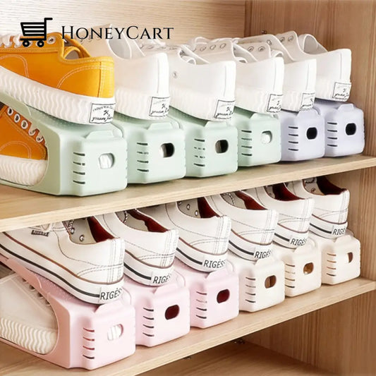 Adjustable Shoe Stacker Space Saver
