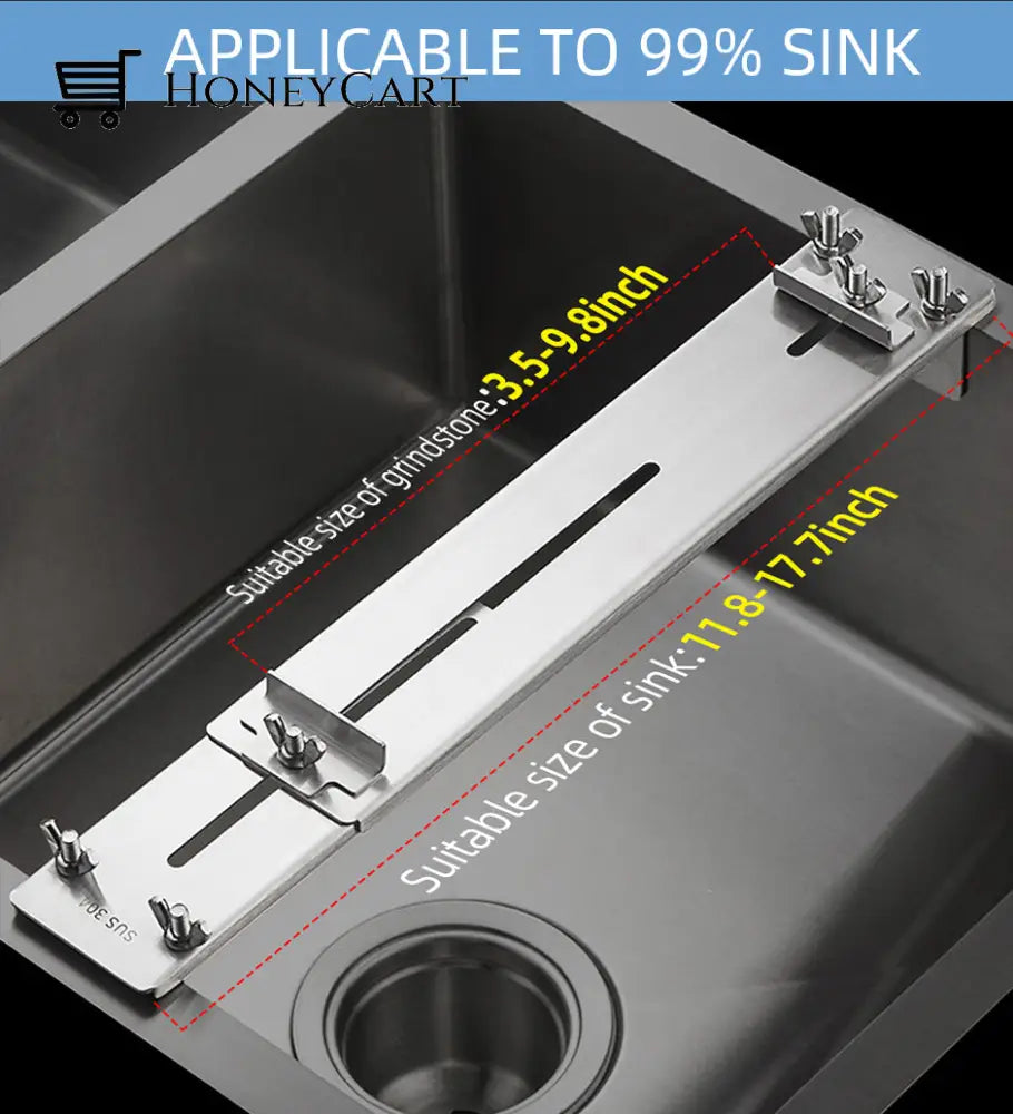 Adjustable Stone Base Sink Knife Sharpener Holder Sharpeners