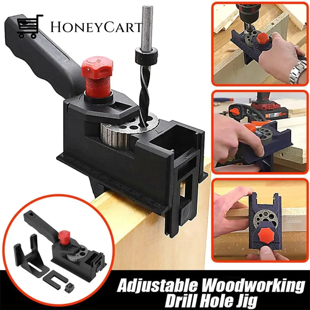 Adjustable Woodworking Drill Hole Set