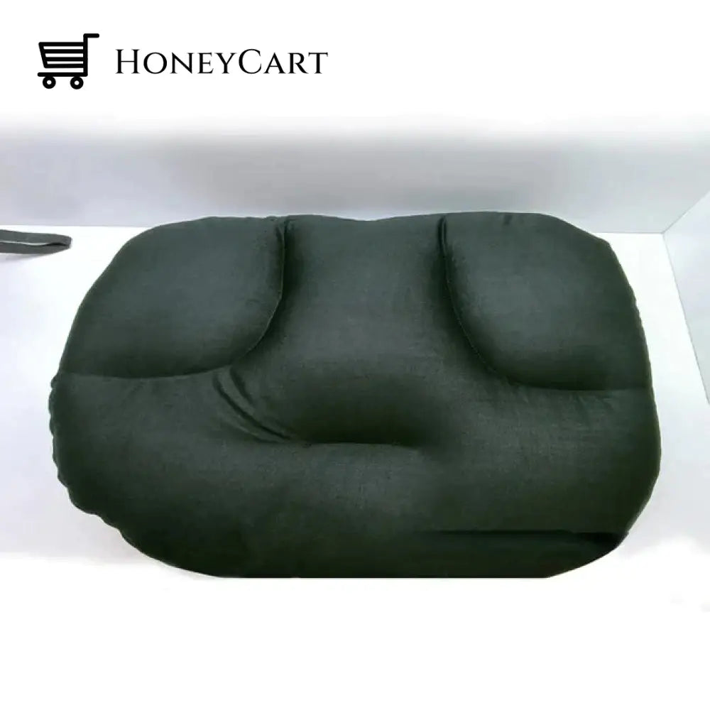 All-Round Sleep Pillow Neck Head Massager Memory Foam Orthopedic Black / Personal Care