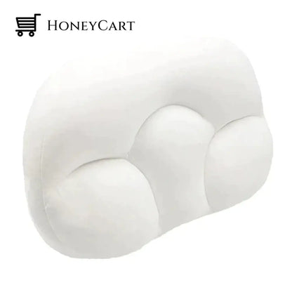 All-Round Sleep Pillow Neck Head Massager Memory Foam Orthopedic White / Personal Care