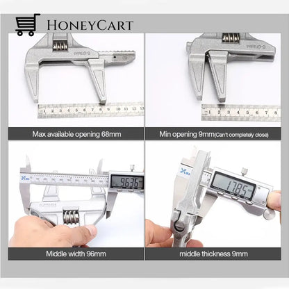 Aluminium Universal Adjustable Wrench Tool Wrenches