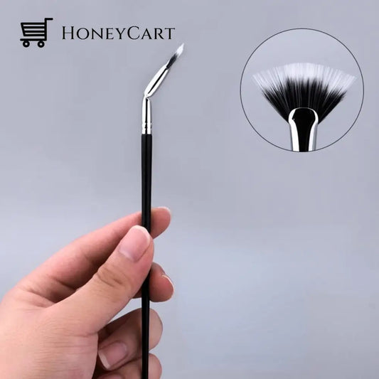 Angled Fan Shaped Eyelash Brush / None Mascara Eye