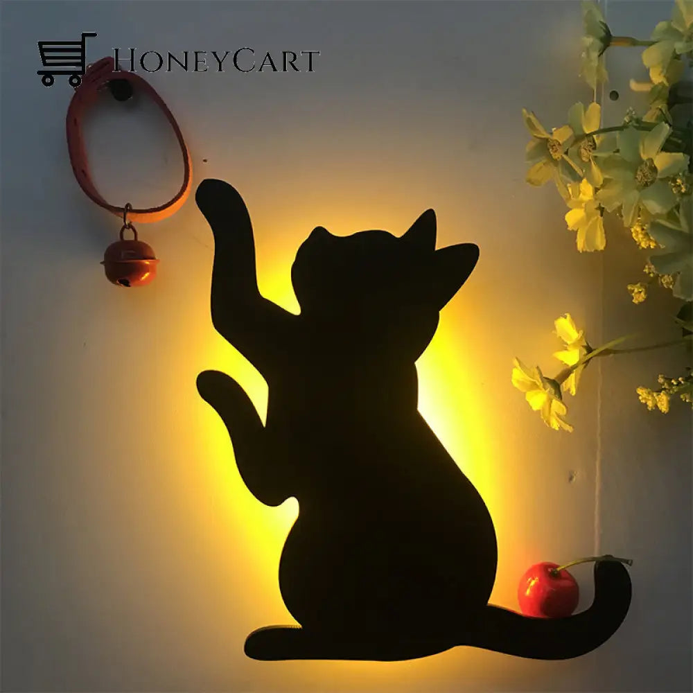 Animal Cat Night Lamp F