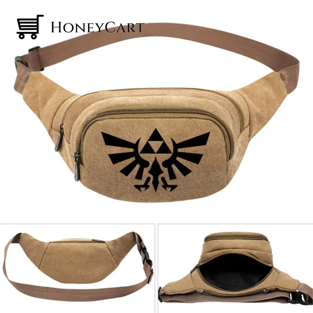 Anime And Game Canvas Waist Pack Bag Style 15 Packs