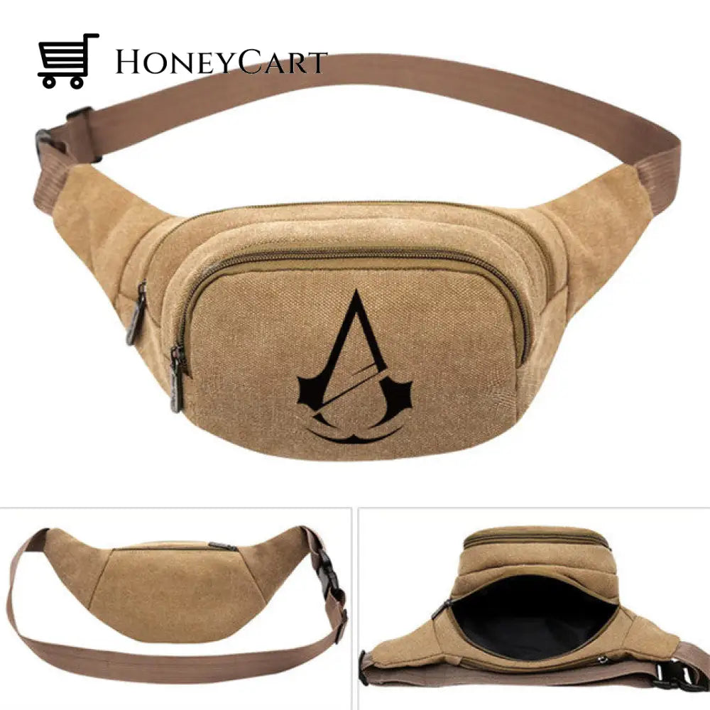 Anime And Game Canvas Waist Pack Bag Style 6 Packs