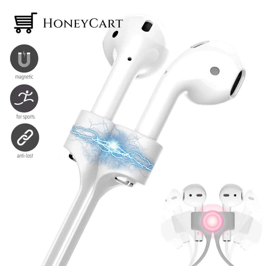 Anti-Lost Magnetic Airpods Neck Strap (Suitable For All Airpods) White