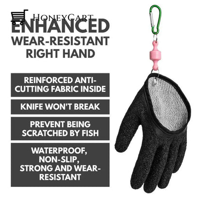Anti-Slip Wear-Resistant Fishing Gloves Anti Cutting / Right Accessories