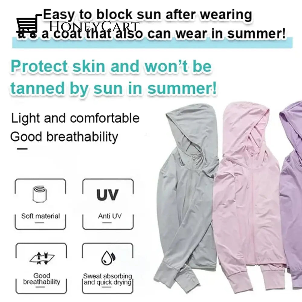 Anti Uv Lightweight Outdoor Sun Protection Hoodie