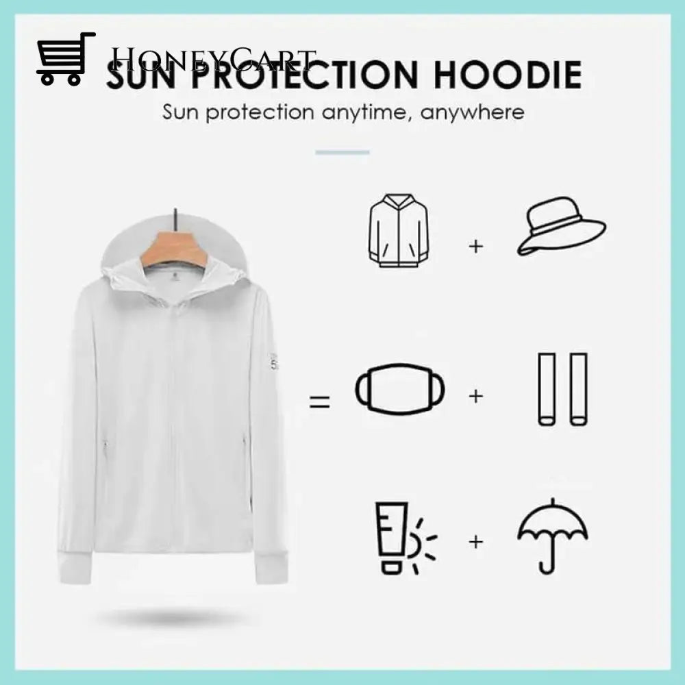 Anti Uv Lightweight Outdoor Sun Protection Hoodie