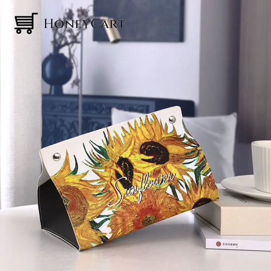 Artistic Oil Painting Tissue Box-Buy 2 Get 10% Off Today! Sunflowers
