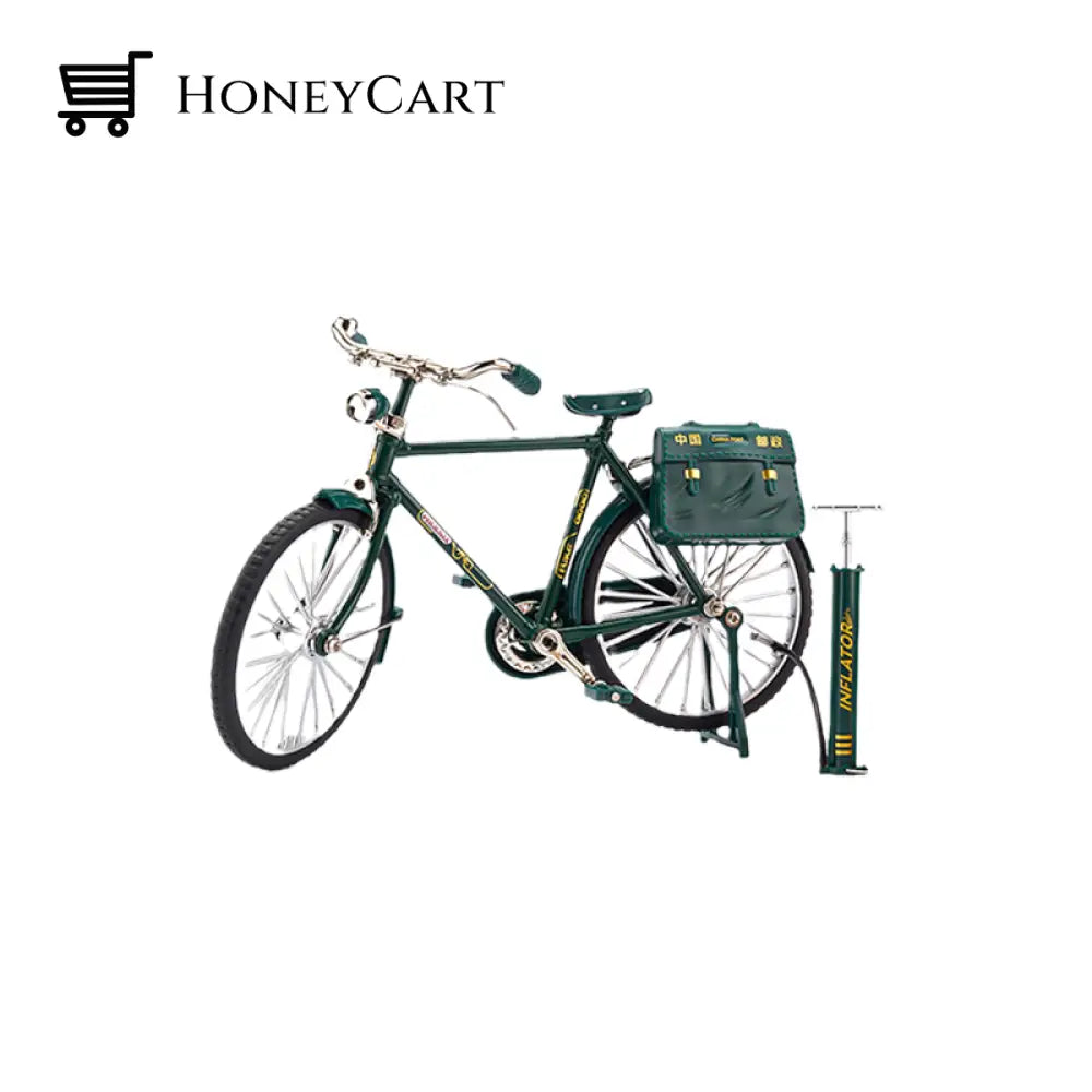 Assembled Bicycle Model Green