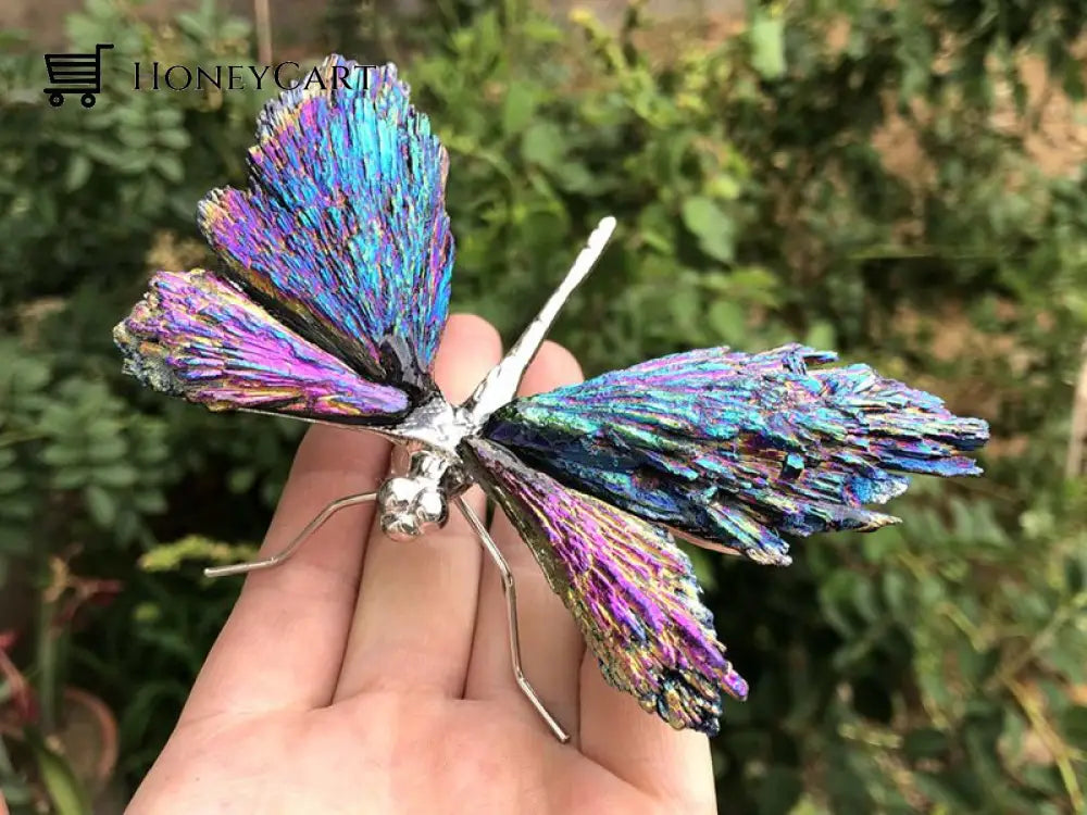 Aura Tourmaline Kyanite Dragonely50% Off Gold & Color Dragonfly Household Accessories