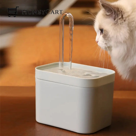Automatic Cat Water Fountain White / Usb