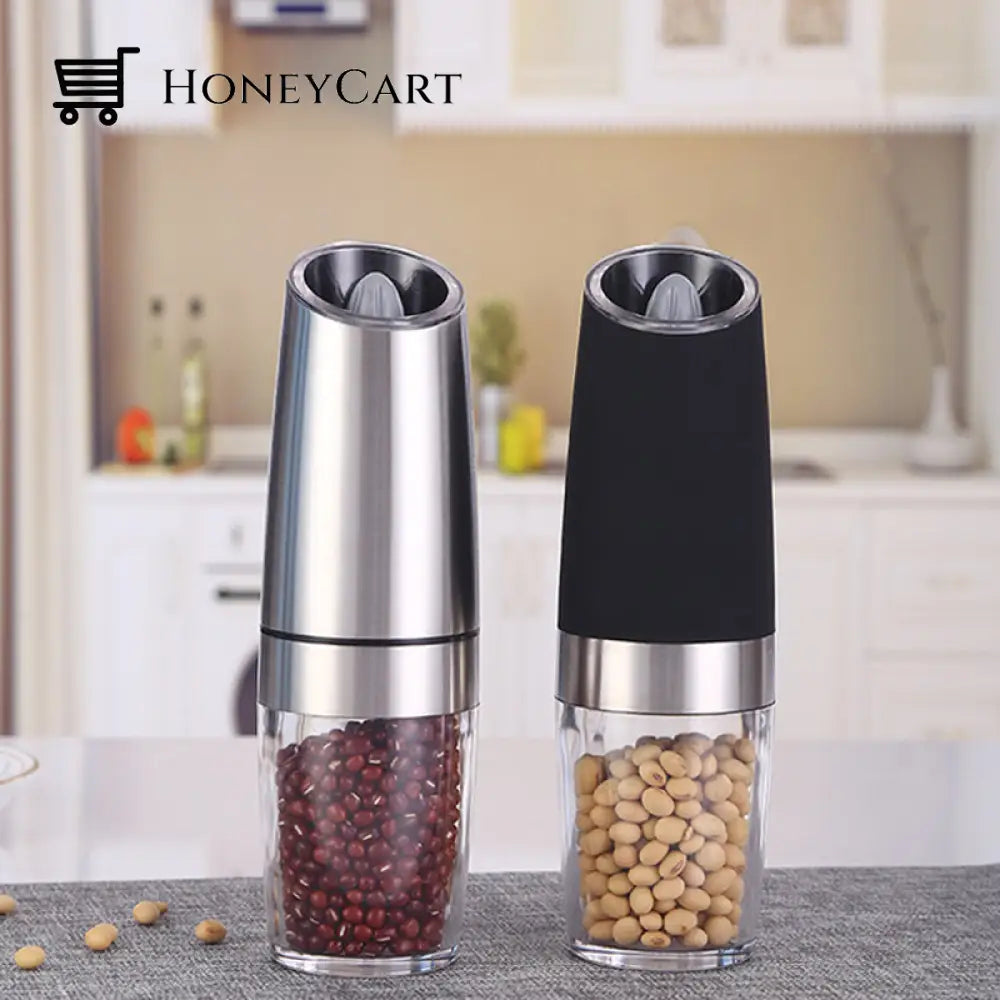 Automatic Electric Gravity Induction Salt And Pepper Grinder
