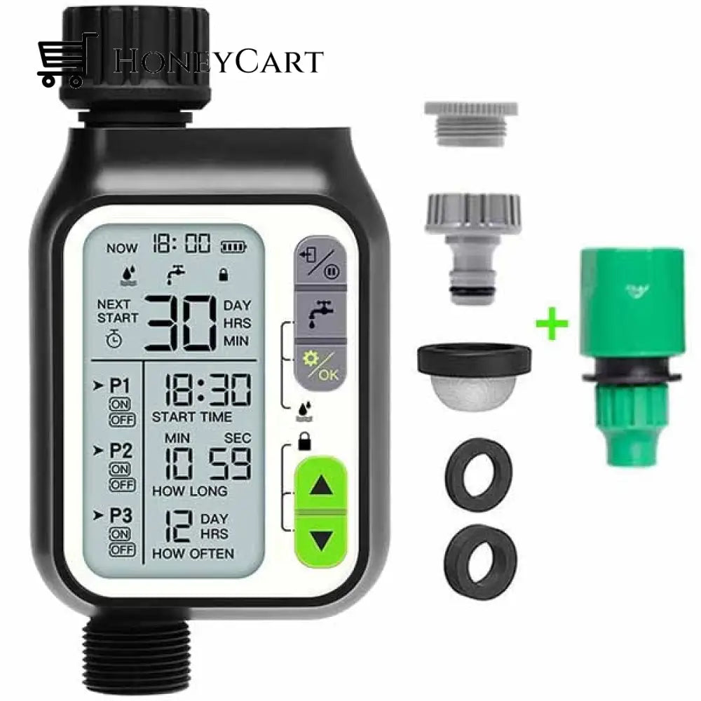 Automatic Garden Watering Timer Sensor 1 And Head Gardening