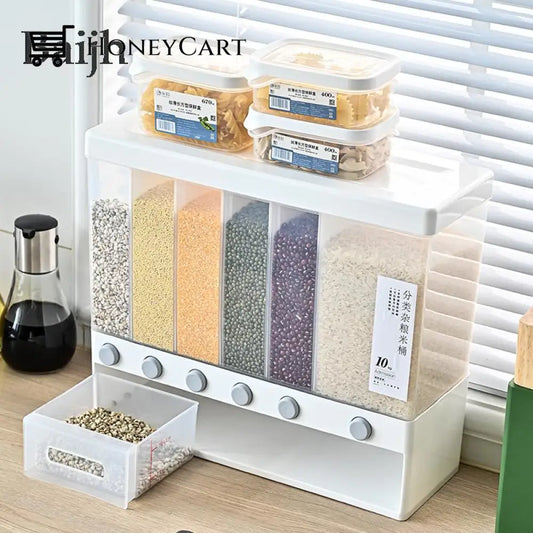 Automatic Plastic Cereal Dispenser Storage Box