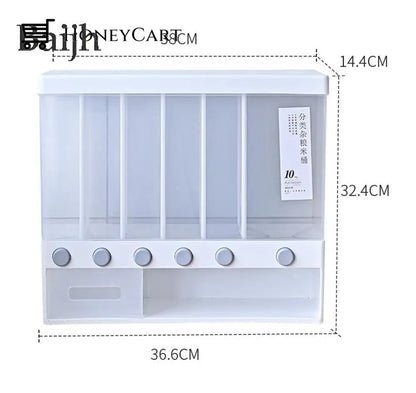 Automatic Plastic Cereal Dispenser Storage Box Style 1