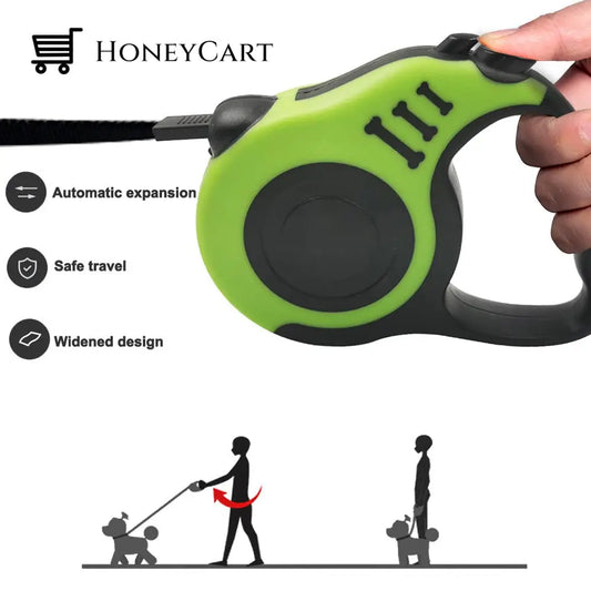 Automatic Retractable Dog Leash Nylon Lightweight Portative 3M/5M Ltt-0713