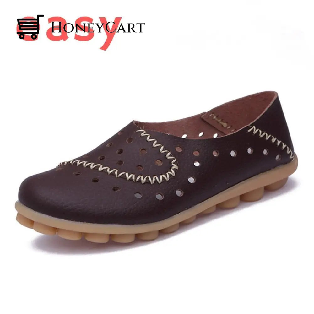 Azzy Premium Orthopedic Genuine Leather Loafer Shoes & Sandals
