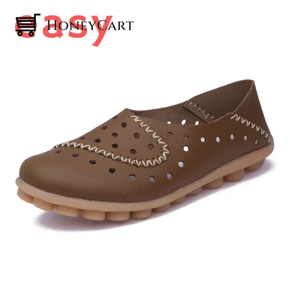 Azzy Premium Orthopedic Genuine Leather Loafer Shoes & Sandals