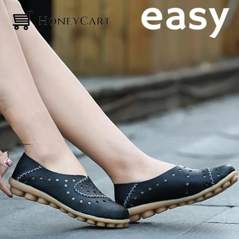 Azzy Premium Orthopedic Genuine Leather Loafer Shoes & Sandals