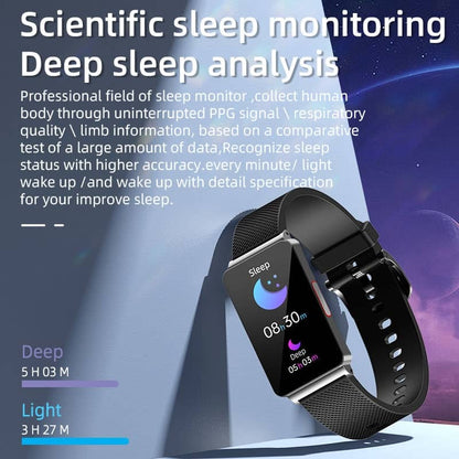 One-click Blood Glucose Blood Pressure Sleep Heart Rate Measurement Sports Smart Bracelet