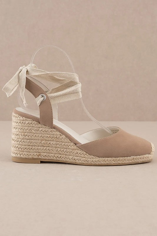 D-Alondra-Espadrille, Lace Up, Wedge