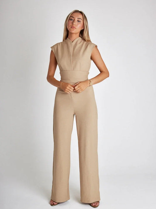 Smart Casual Wide Leg Jumpsuit