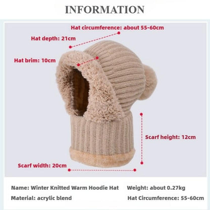 Women’s Knitted Hat In Autumn And Winter