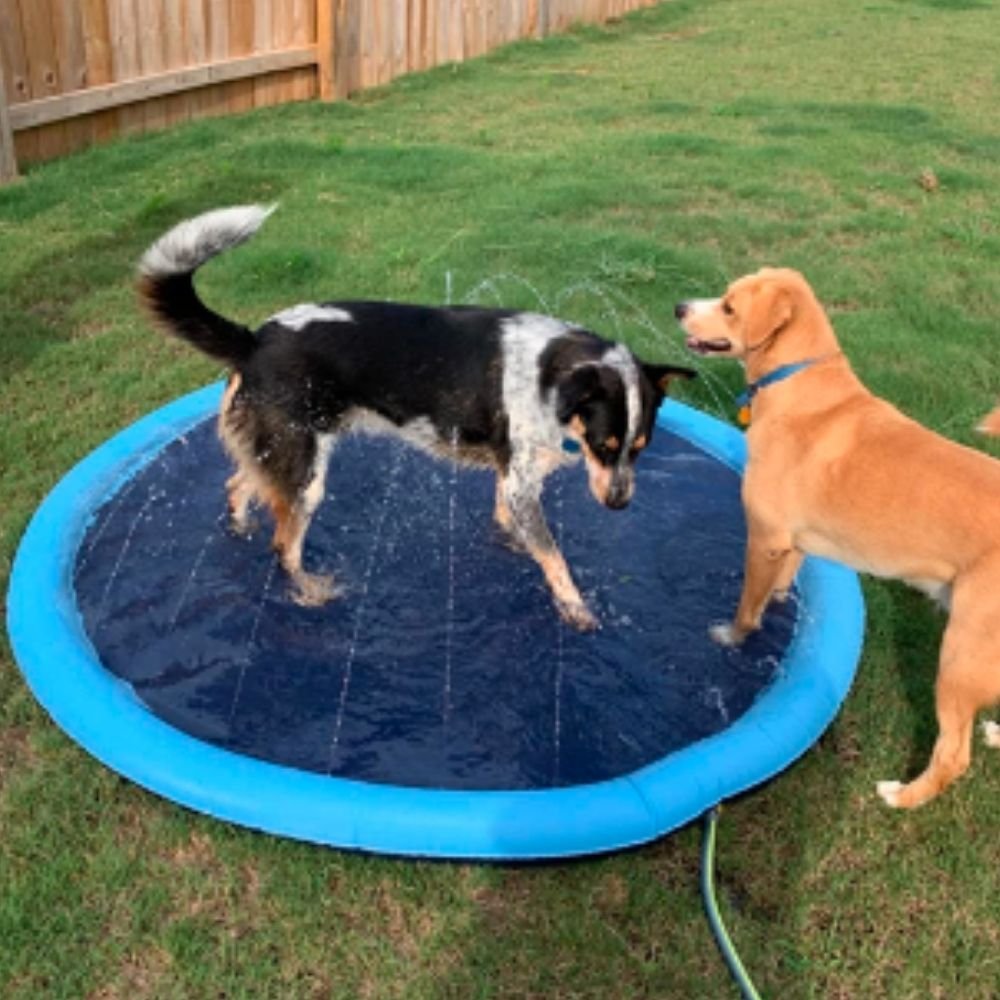 Non-Slip Splash Pad for Kids and Dog