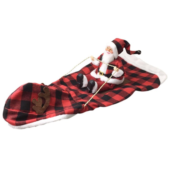 Santa Rider Dog Costume – Dog Christmas Outfit
